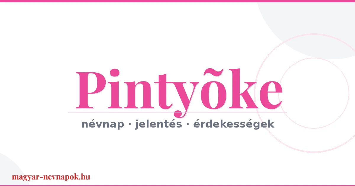 Pintyõke névnap – névnap kártya